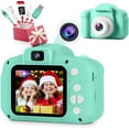 thumbnail image 1 of Sanmadrola Kids Camera Toys for Boys Girls 3-6 Years Kids Selfie Camera Toddler Girl Boy Gift for Christmas Children Camera Portable Birthday Gift for Kids 3-9 Year Green 1080HD Digital Video, 1 of 6