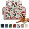 thumbnail image 1 of Sanmadrola Christmas Sofa Cover Waterproof Slipcover Couch Cover Furniture Protector Machine Washable Non Slip Leakproof with Straps for Dogs Kids Pets Christmas Indoor Decoration Christmas Bow Chair, 1 of 7