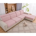 thumbnail image 1 of Sanmadrola Wear-Resistant Universal Sofa Cover, Stretch Couch Cushion Slipcovers Replacement, Anti-Slip L Shape Sofa Covers, Chaise Lounge Slipcover Triple Seat Beige, 1 of 7