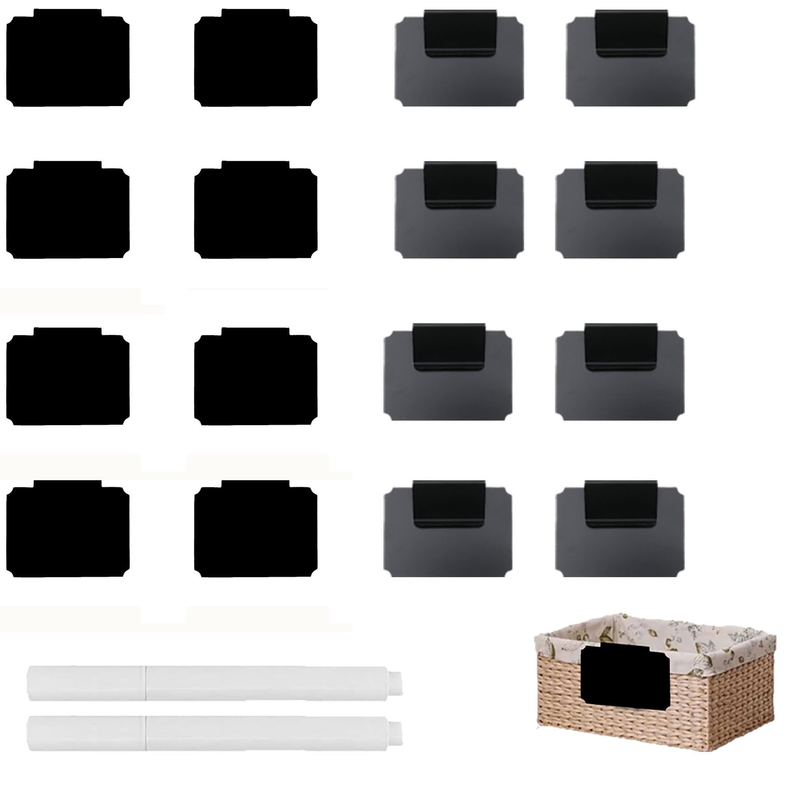 Sanmi Plastic Basket Bin Label Clip on Removable Basket