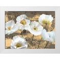 thumbnail image 1 of Sanna, Leonardo 18x15 White Modern Wood Framed Museum Art Print Titled - Washed Poppies (Ash and Gold), 1 of 4