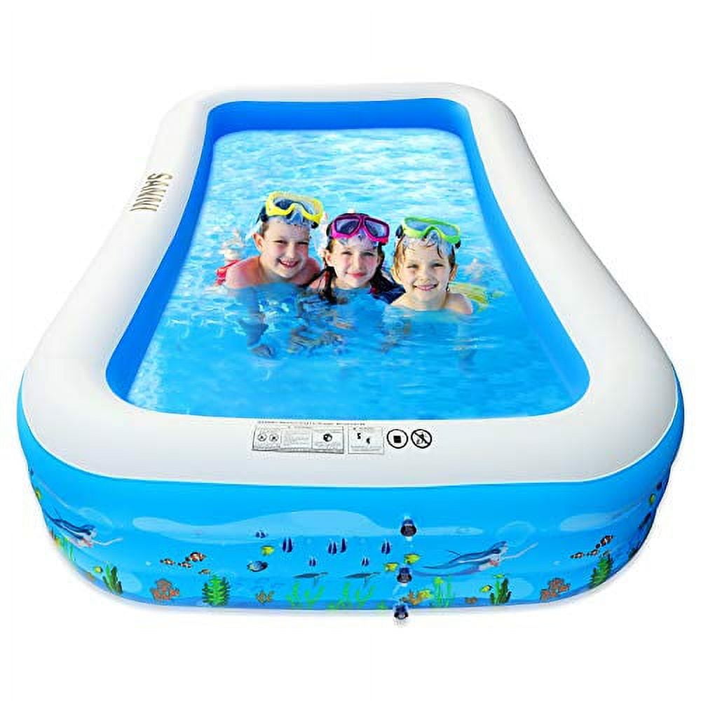 Intex Inflatable Swim Center Family Lounge Pool, 120 x 72 x 22 - Colors  may vary.