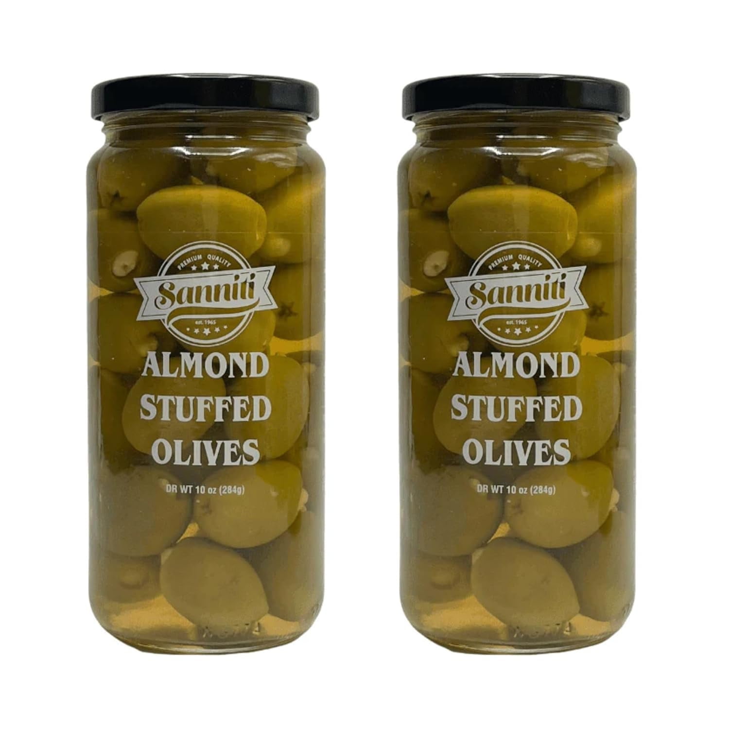 Sanniti Almond Stuffed Olives, 16 oz, 2 Pack