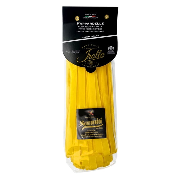 Sanniti Artisanal Gluten Free Pasta di Gragnano Imported From Italy, 17.6 oz (Pappardelle)