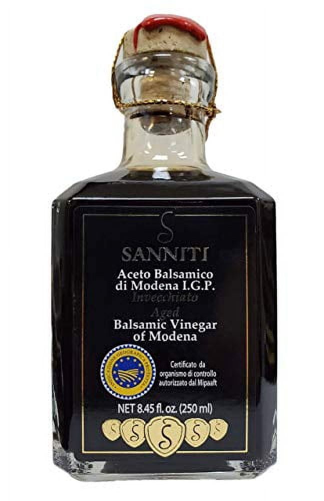Sanniti Balsamic Vinegar of Modena I.G.P., 8.45 oz (250 ml)