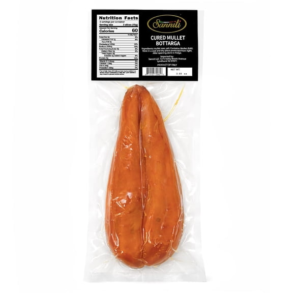 Sanniti Bottarga Cured Mullet Roe, 3.53 oz (100g)