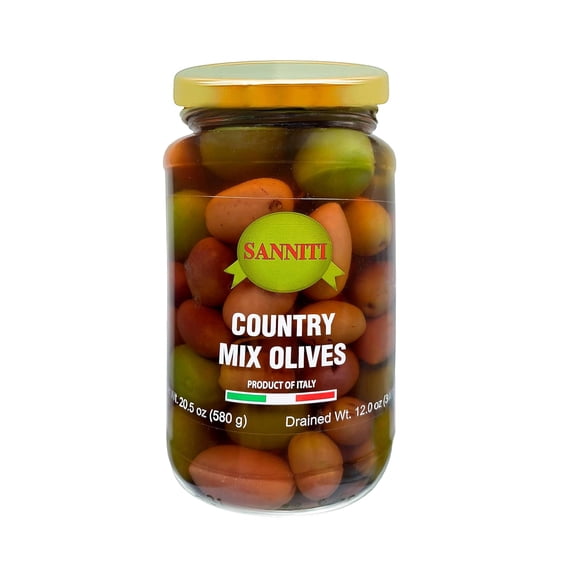 Sanniti Italian Country Mix Olives, 20.5 oz