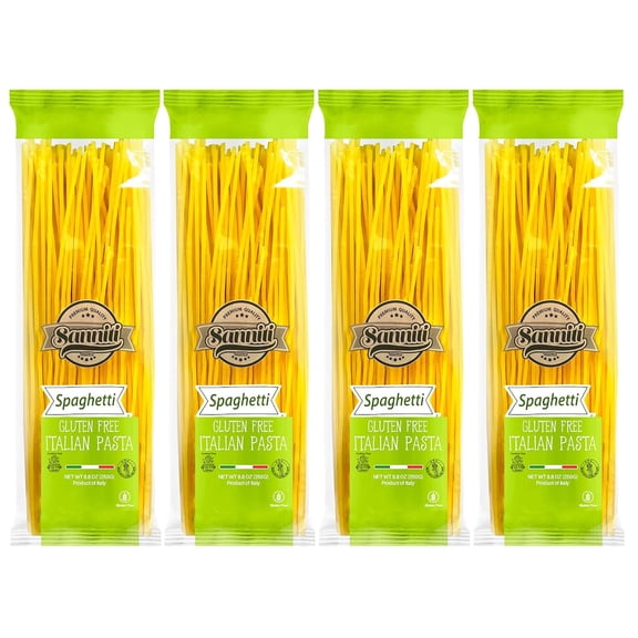 Sanniti Italian Gluten Free Spaghetti Pasta, 8.8oz, 4 Pack