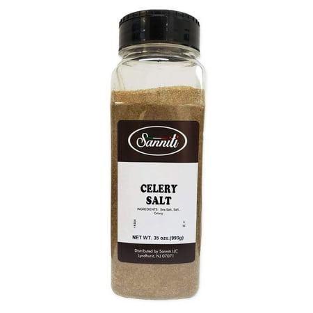 Sanniti Premium Celery Salt, 35 Ounce Jar