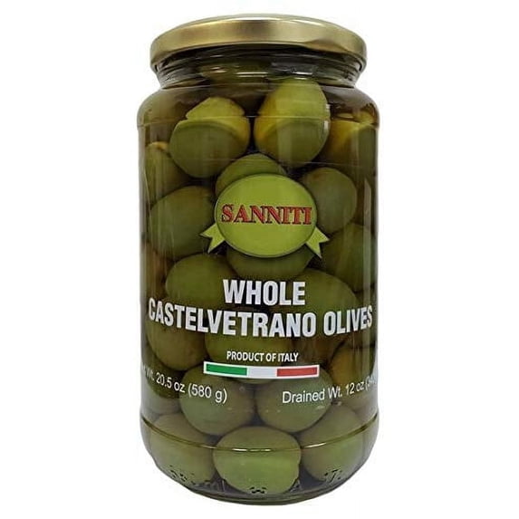 Sanniti Whole Castelvetrano Olives Jar, 20.5 oz