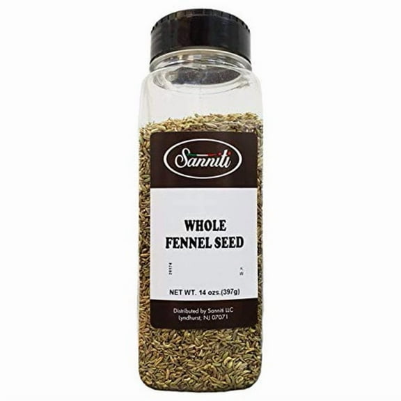 Sanniti Whole Fennel Seeds, 14 oz