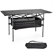 WEIDIORME Aluminum Folding Camping Table with Carrying Bag