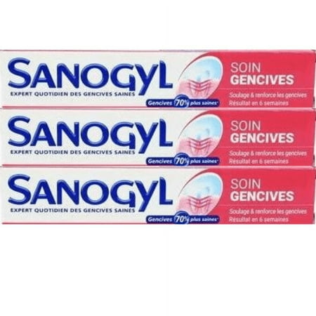 Sanogyl Soin Gencives Toothpaste 75ml (Pack of 3)
