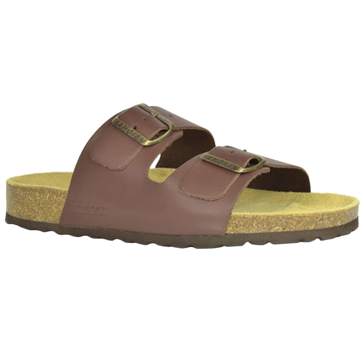 Sanosan Womens Aston Leather Sandals - Walmart.com Sanosan Orange Leather Thong Sandals Women’s Size 9 Comfort Footbed Buckle main image 0