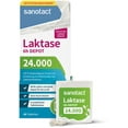 thumbnail image 1 of Sanotact lactase 24 000 6h depot (40 lactase tablets) Lactose tablets with depot effect for lactose intolerance & milk intolerance immediate effect & 6h long-term depot 24 000 depot 40 tablets, 1 of 1