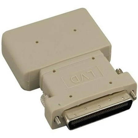 Sanoxy SNX-CBLR-VH203-S503 0.8 mm VHDCI Male LVD External Terminator with LED - Beige