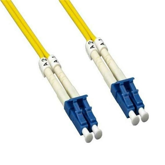 Sanoxy SNX-CBLR-FB102-9101 1 m LC&LC Duplex 9-125 Single Mode Fiber Optic Cable - Yellow