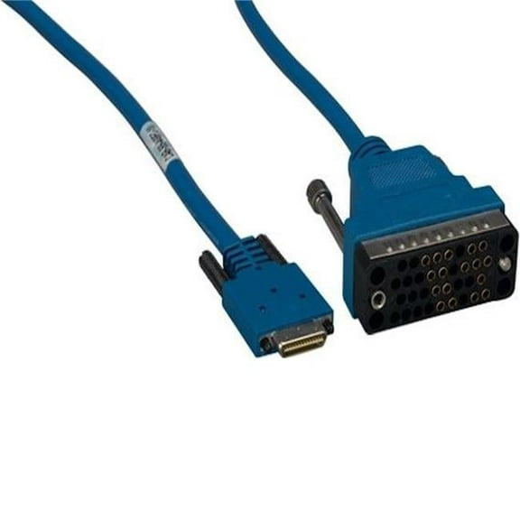 Sanoxy SNX-CBLR-CS104-2210 10 ft. Cisco Smart Serial Cable - 26-pin Male to V.35 Female - CAB-SS-V35FC - Blue