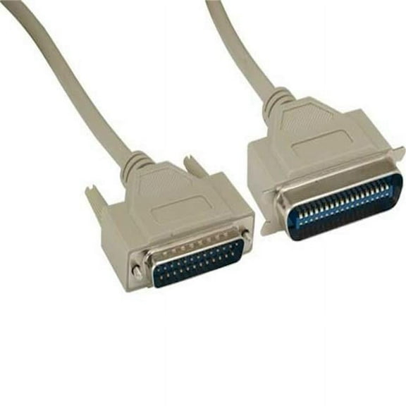 Sanoxy SNX-CBLR-DB112-0110 10 ft. DB25M to CN36M Parallel Printer Cable, 25C - Beige