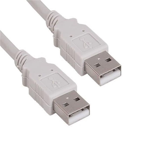 Sanoxy SNX-CBLR-U2101-8110 10 ft. USB 2.0 A Male to A Male Cable - White