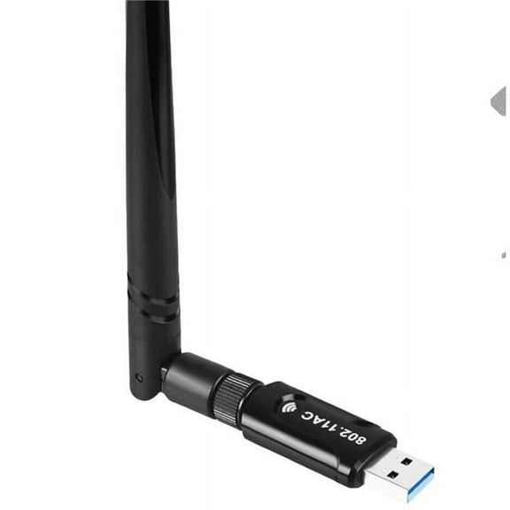 Sanoxy PPT-193811397997 1200Mbps Wireless USB Wi-Fi Adapter Dongle Dual Band 2.4G&5GHz with Antenna 802.11AC