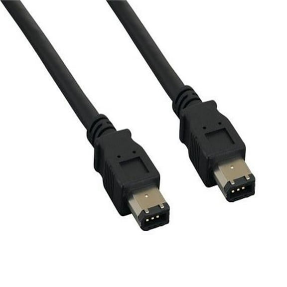 Sanoxy SNX-CBLR-FW105-1115 15 ft. IEEE 1394a FireWire 400 6-pin to 6-pin, Black
