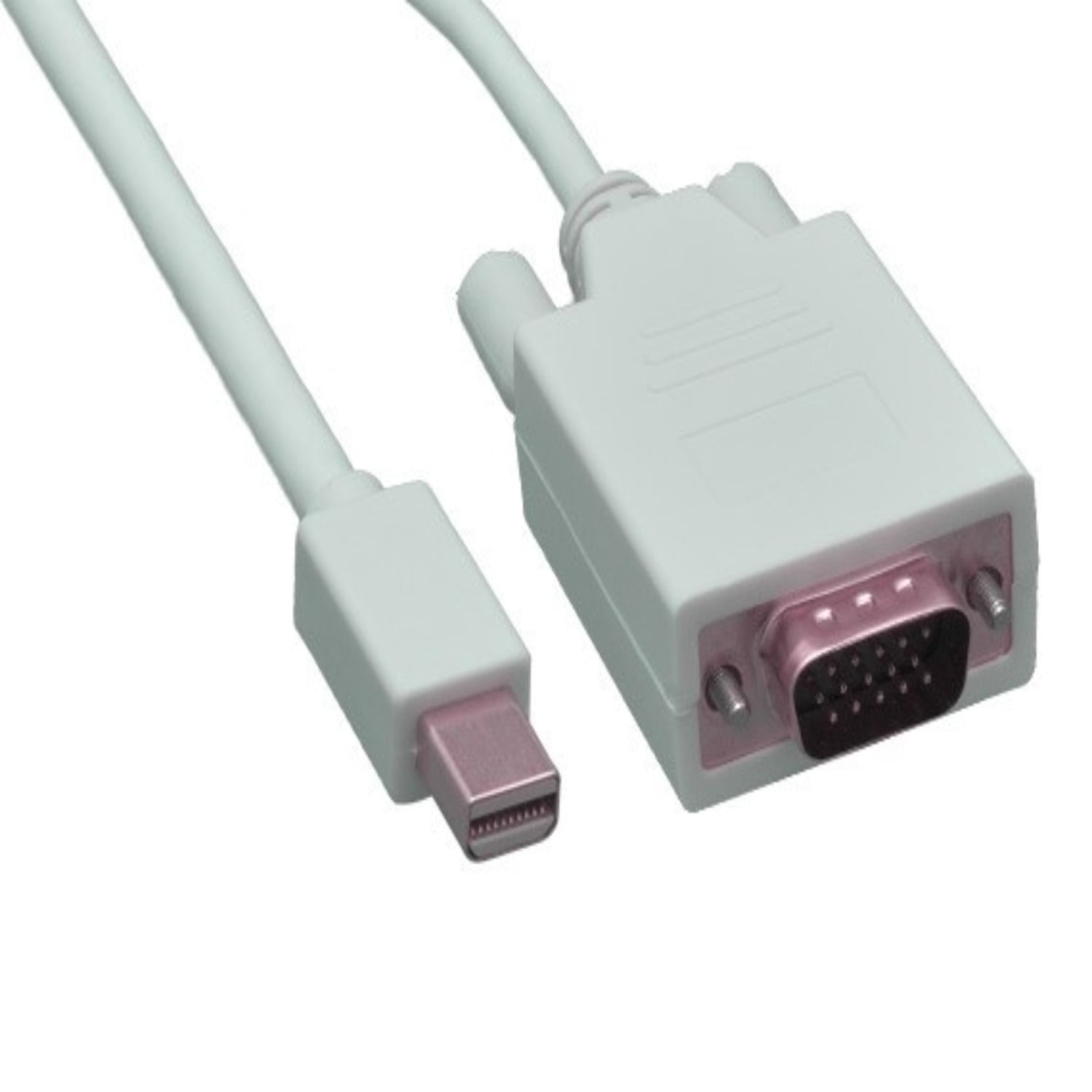 Sanoxy SNX-CBLR-DP107-8115 15 ft. Mini DisplayPort to VGA Cable - 32AWG - White