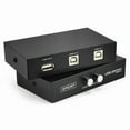 thumbnail image 1 of Sanoxy SANOXY-2port-swtch 2 Port USB 2.0 Manual Sharing Switch Box with Share Hub Selector for PC Printer, 1 of 1