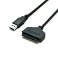 thumbnail image 1 of Sanoxy SANOXY-VNDR-USB3-sata-cbl 3.0 USB to 2.5 in. SATA USB Hard Disk Drive HDD Adapter with SSD & HDD Support, Black, 1 of 4