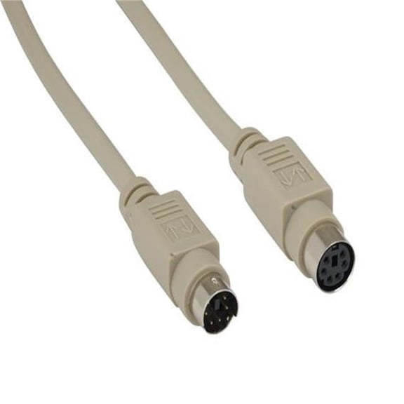 Sanoxy SNX-CBLR-MD101-0203 3 ft. Mini-DIN6 Male to Female PS&2 Keyboard & Mouse Extension Cable