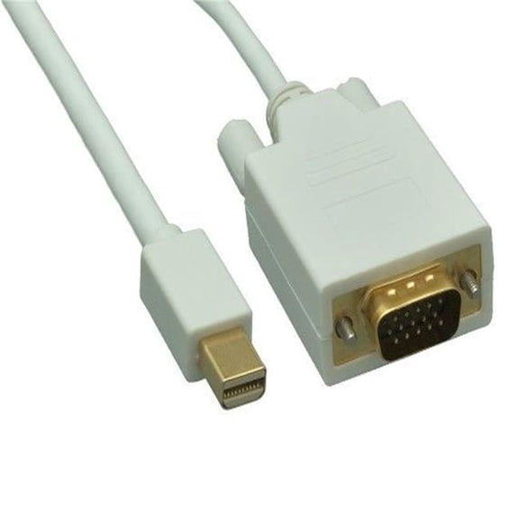 Sanoxy SNX-CBLR-DP107-8103 3 ft. Mini DisplayPort to VGA Cable - 32AWG - White