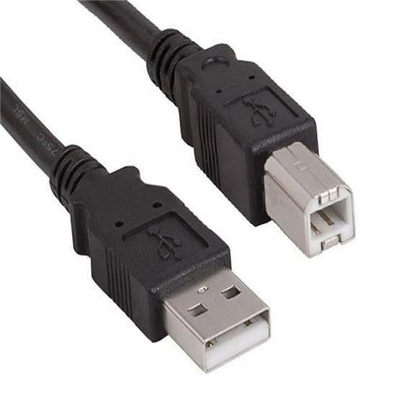 Sanoxy SNX-CBLR-U2102-1103 3 ft. USB 2.0 A Male to B Male Cable, Black