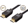 thumbnail image 1 of Sanoxy 3ft Premium High Performance HDMI Cable 3ft HDMI to HDMI  Gold Plated for 4K TV, PS3/PS4 and Xbox 3ft (2X Value Pack), 1 of 3