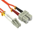 thumbnail image 1 of Sanoxy SNX-CBLR-FB104-5205 5 m LC&SC Duplex 50-125 Multimode OM2 Fiber Optic Cable - Orange, 1 of 1