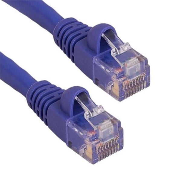 Sanoxy SNX-CBLR-C5101-6050 50 ft. Cat5e 350 MHz UTP Snagless Ethernet Network Patch Cable, Purple