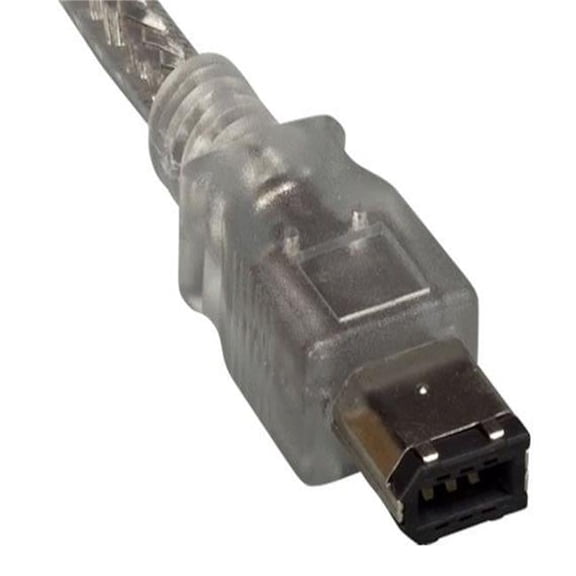 Sanoxy SNX-CBLR-FW102-C106 6 ft. IEEE 1394b FireWire 800 9-pin to 6-pin, Clear