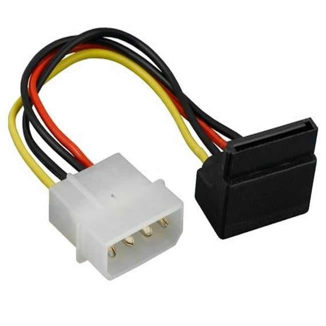 Sanoxy SNX-CBLR-PC113-0006 6 x 5.25 in. Male to SATA 15-pin Right Angle Female Power Cable - White
