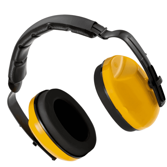 Sanoxy Adjustable Hearing Protection Earmuffs Noise Reduction for Work, Shooting, and Outdoor Use-Yellow
