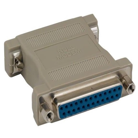 Sanoxy SNX-CBLR-DB203-0400 DB25 Female to DB25 Female Null Modem Adapter - Beige - Pack of 5