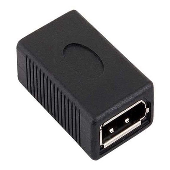 Sanoxy SNX-CBLR-IC315-1000 DisplayPort Female to Female Coupler, Black