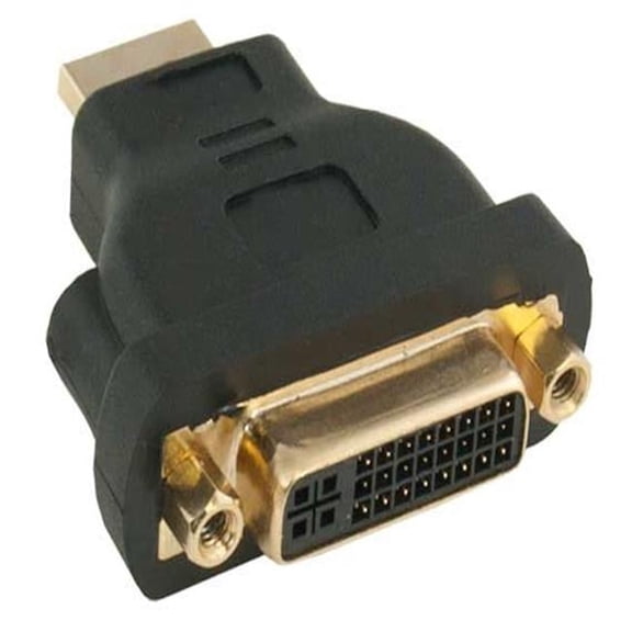 Sanoxy SNX-CBLR-HM201-120A HDMI Male to DVI-D Female Adapter - Black - Pack of 3
