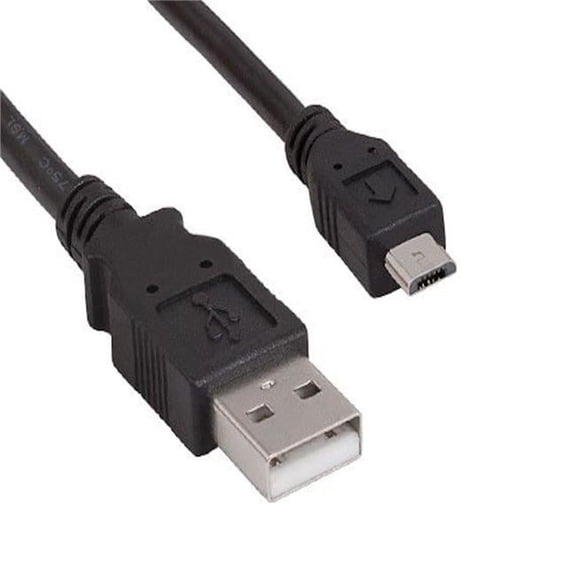 Sanoxy SNX-CBLRU2103-1101 1 ft. USB 2.0 A Male to Micro B Male Cable, Black