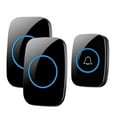 thumbnail image 1 of Sanoxy PPT-203075229470 Wireless Doorbell Chime Waterproof Plugin Receiver Adjustable Volume 1000FT Kit - Black, 1 of 1