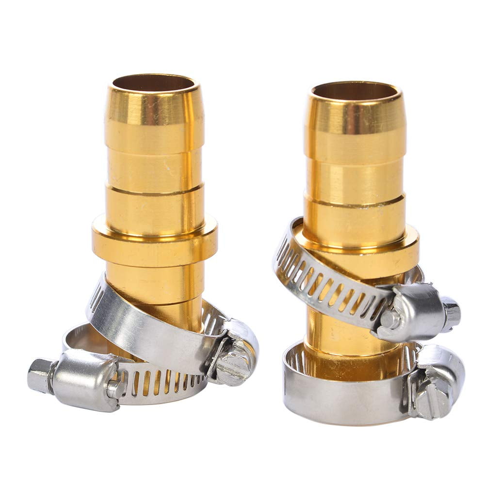 Heavy-Duty Brass and Stainless Steel Garden Hose Repair Kit, 2-Piece Set
