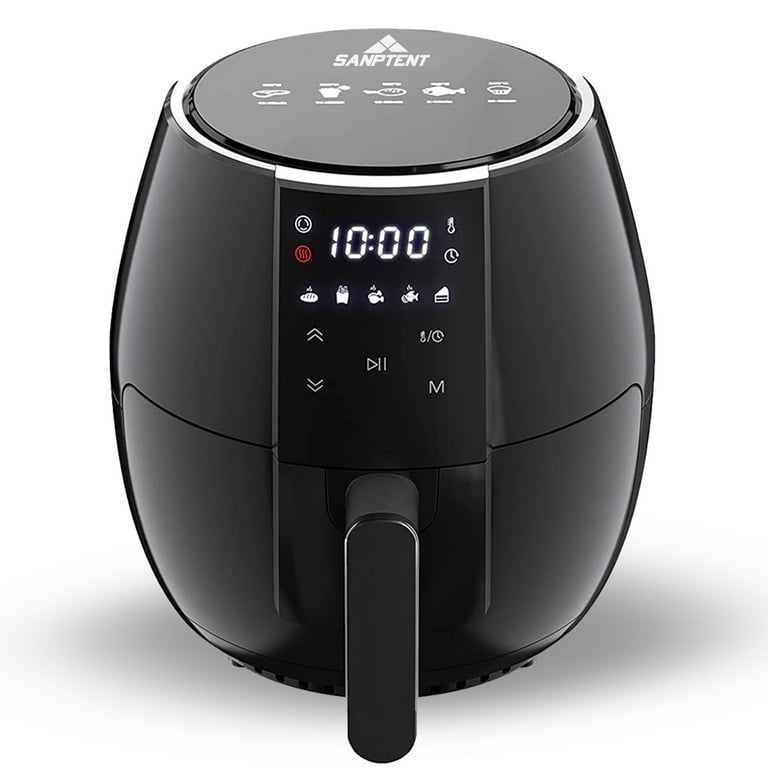Taylor Swoden Andrea Oil Free Fryer 5,5 L 7 Scheduled Menus Hot Air Fryer  1700 W Touch Screen LED Removable Frying Basket including Recipe Book, No  BPA