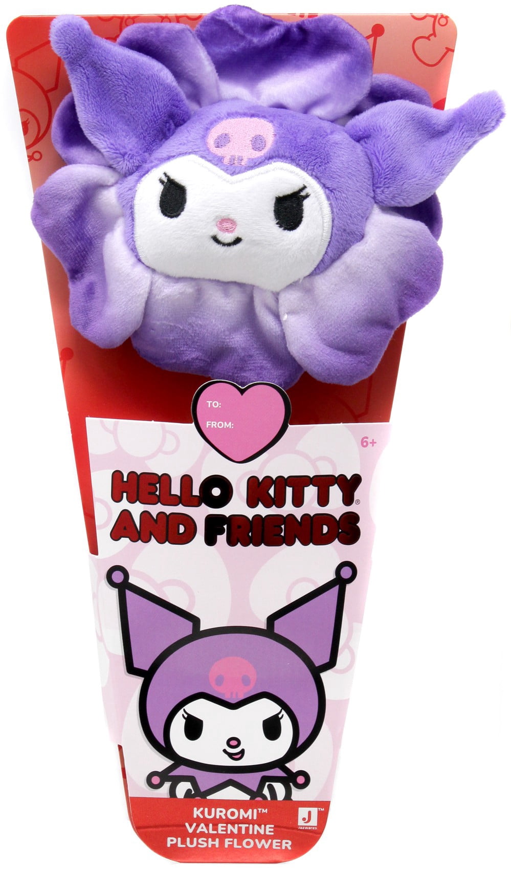 Sanrio 2026 Valentine's Day Kuromi Plush Flower (Purple) - Walmart.com