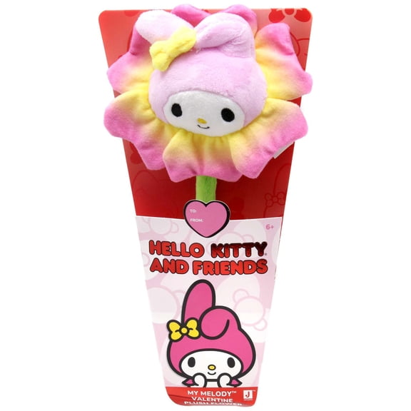 Sanrio 2026 Valentine's Day My Melody Plush Flower [Pink & Yellow]