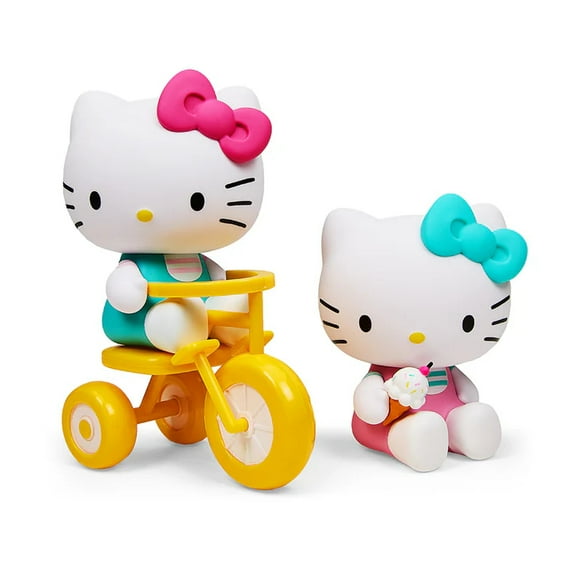 NECA Hello Kitty: Vinyl Figures Sanrio Collectible Hello Kitty 4.5", with 2 Vinyl Figures
