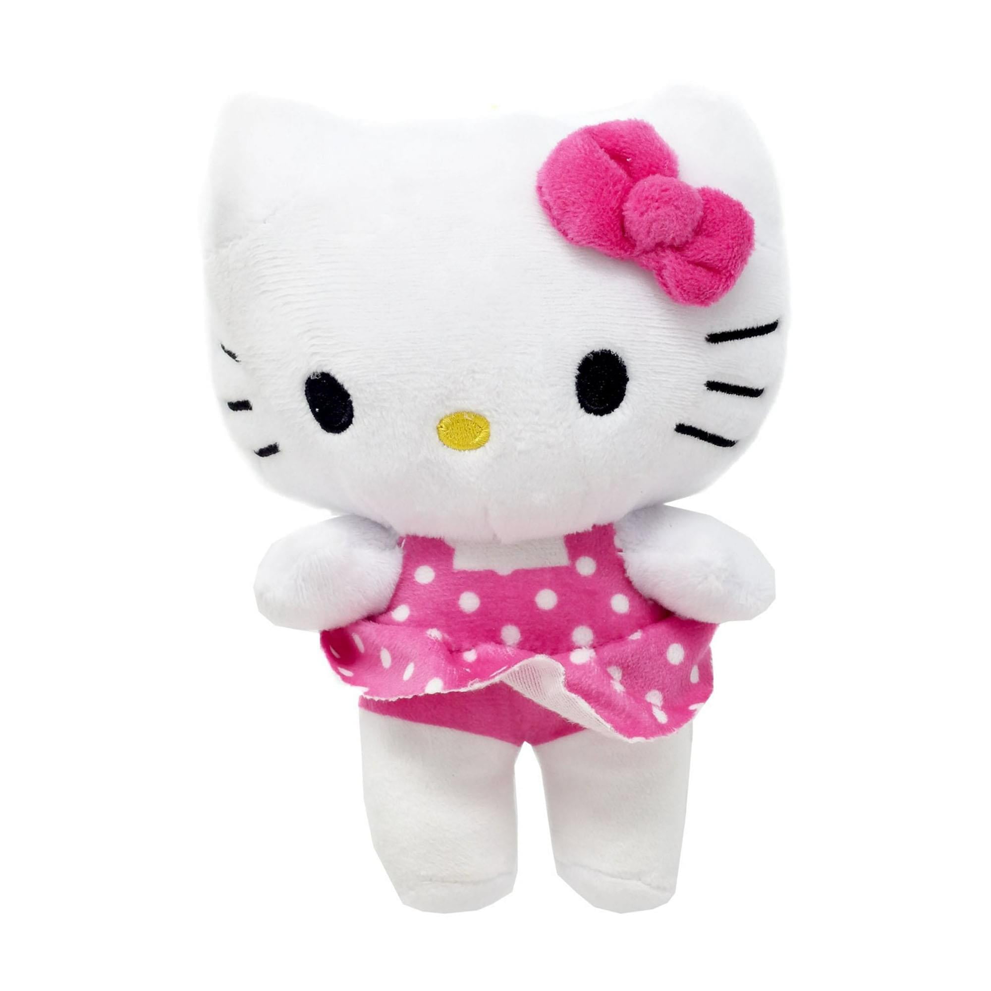 Sanrio 6 Inch Plush | Polka Dot Dress Hello Kitty - Walmart.com