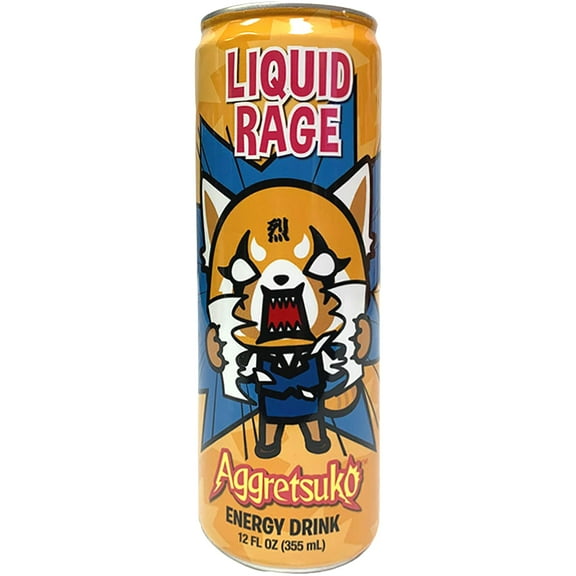 Sanrio Aggretsuko Liquid Rage 12oz Energy Drink | 1 Can